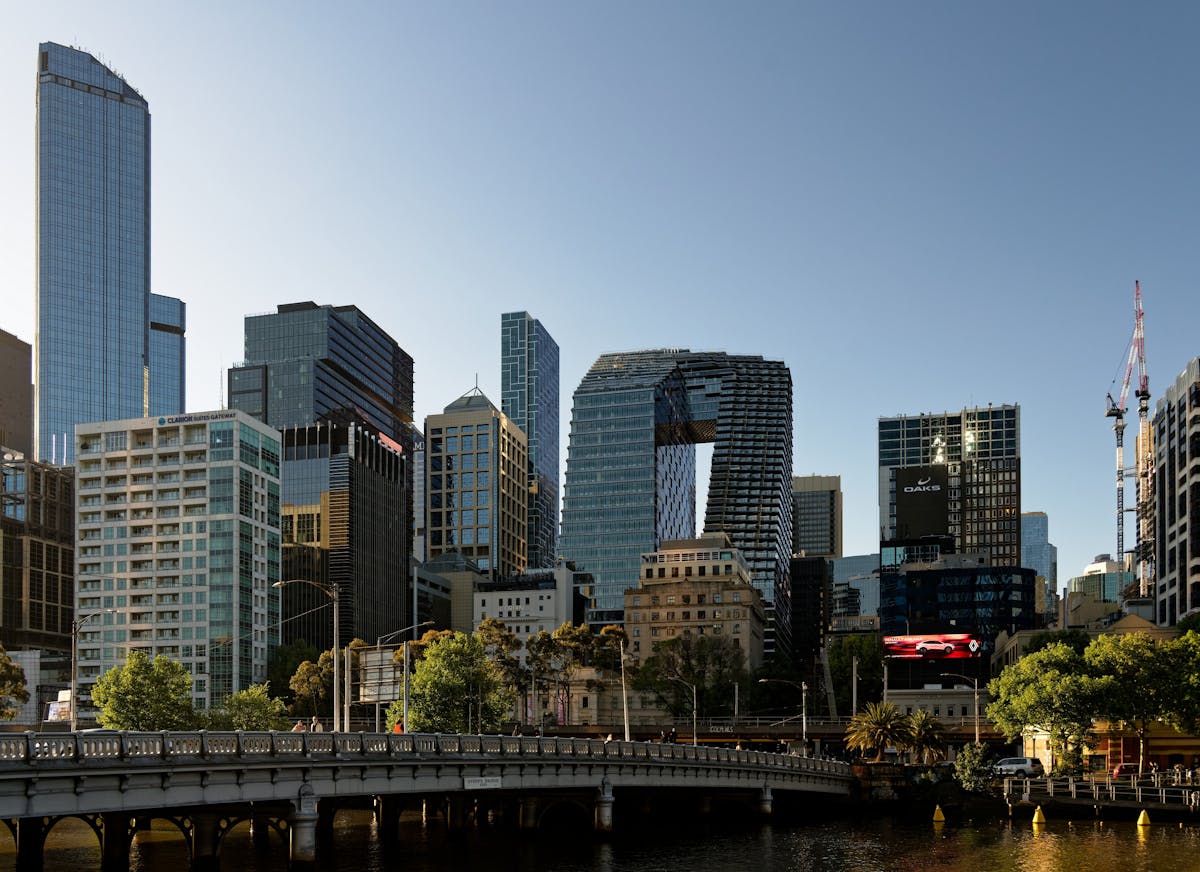 Melbourne city skyline