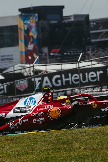 Formula 1 championship podium celebration