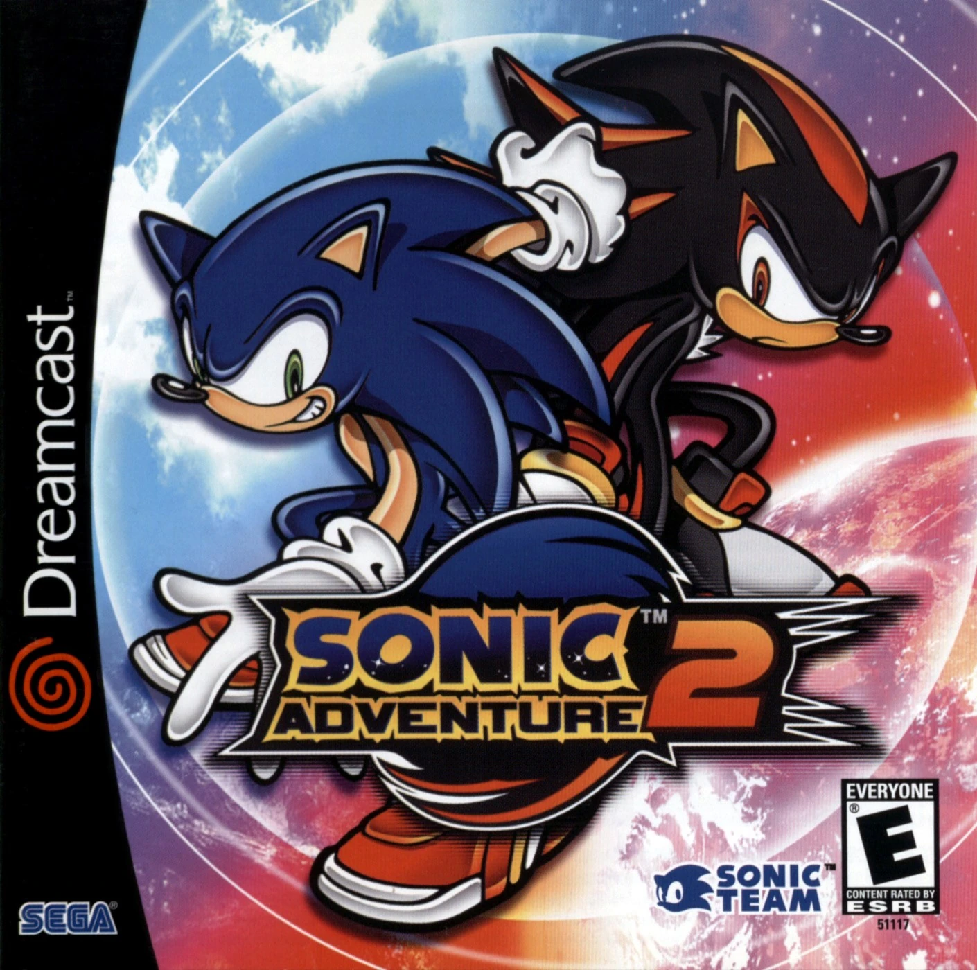 Sonic Adventure 2 Dreamcast box art
