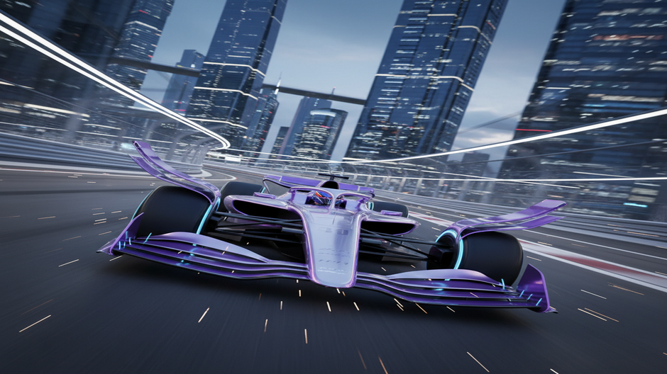 2026 F1 car with active aerodynamics