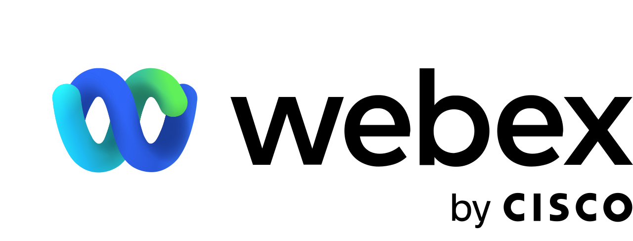 The logo of Webex by Cisco – American web conferencing and videoconferencing company by Cisco System